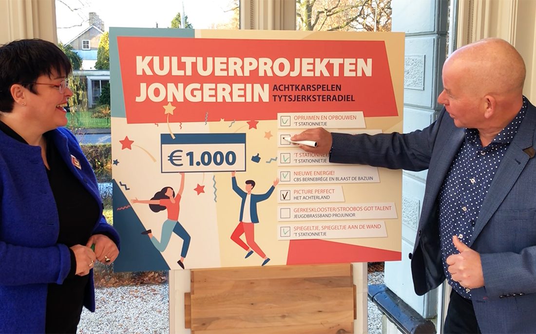 Geldbedrag van € 7.000 voor cultuurprojecten jongeren: it moat wer brûzje!
