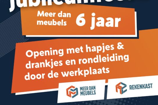 Feest bij Meer dan Meubels vanwege jubileum