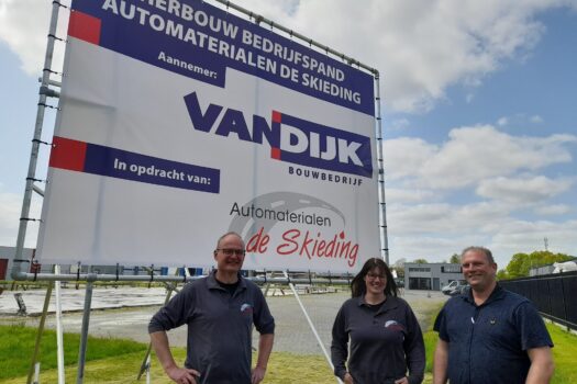 Bouwbedrijf Van Dijk herbouwt bedrijfspand Automaterialen De Skieding