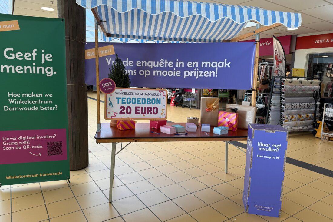 Bezoekers bepalen mee: enquête-actie moet toekomst Winkelcentrum Damwoude vormgeven